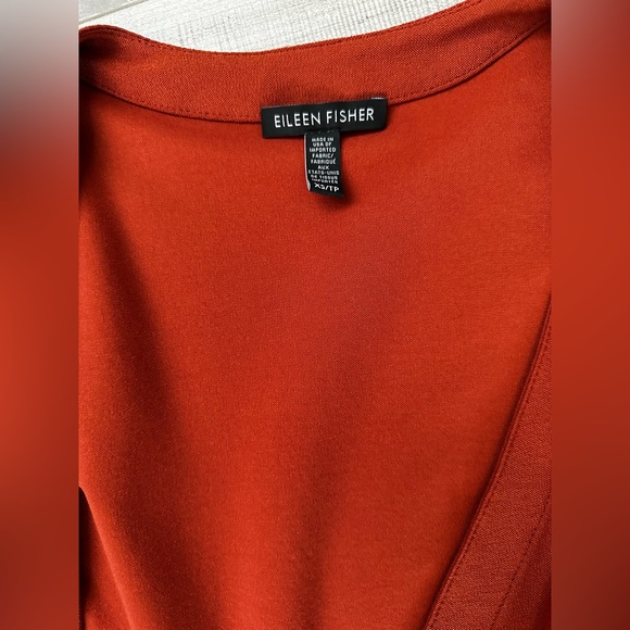 Eileen Fisher, brick red jumpsuit in size XS. - Picture 6 of 6